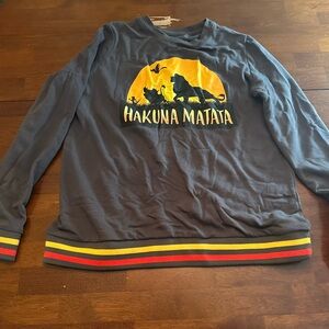 Disney Charcoal and Mustard Sweatshirt